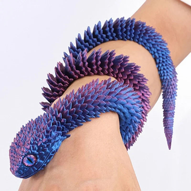 3D Printed Movable Joint Snake Fidget Toy
