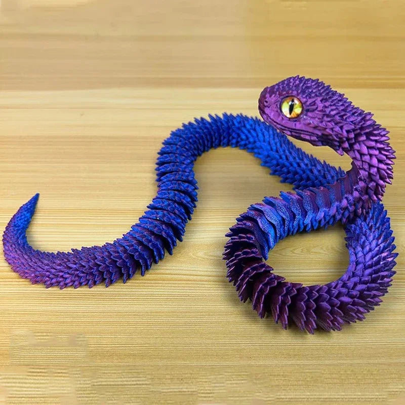 3D Printed Movable Joint Snake Fidget Toy