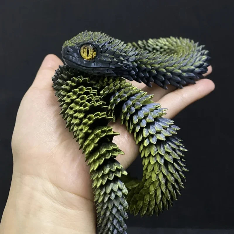3D Printed Movable Joint Snake Fidget Toy
