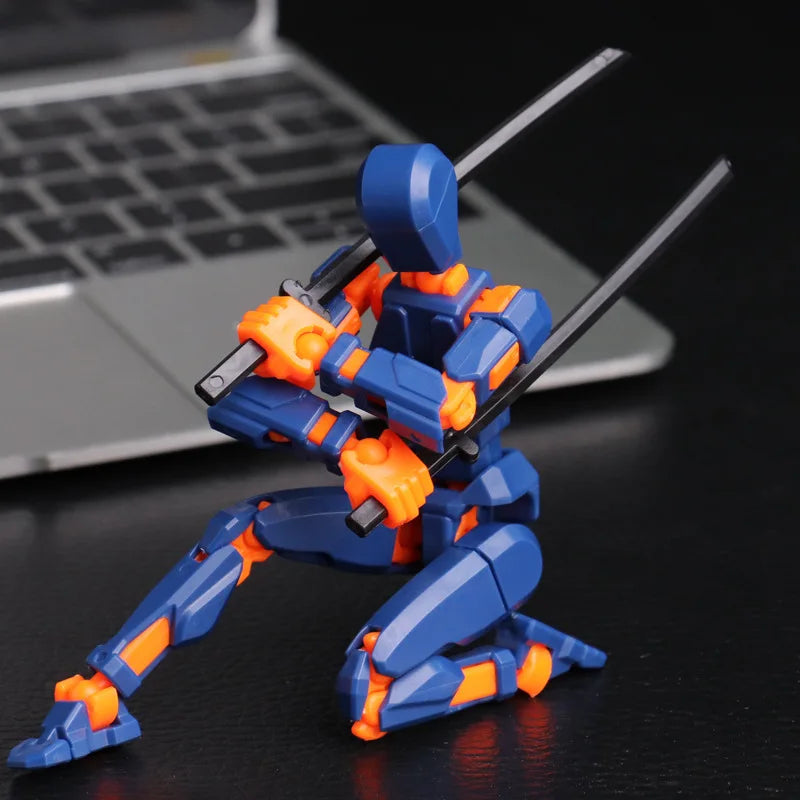 Multi-Jointed 3D Printed Robot Figurines