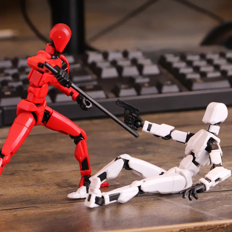 Multi-Jointed 3D Printed Robot Figurines