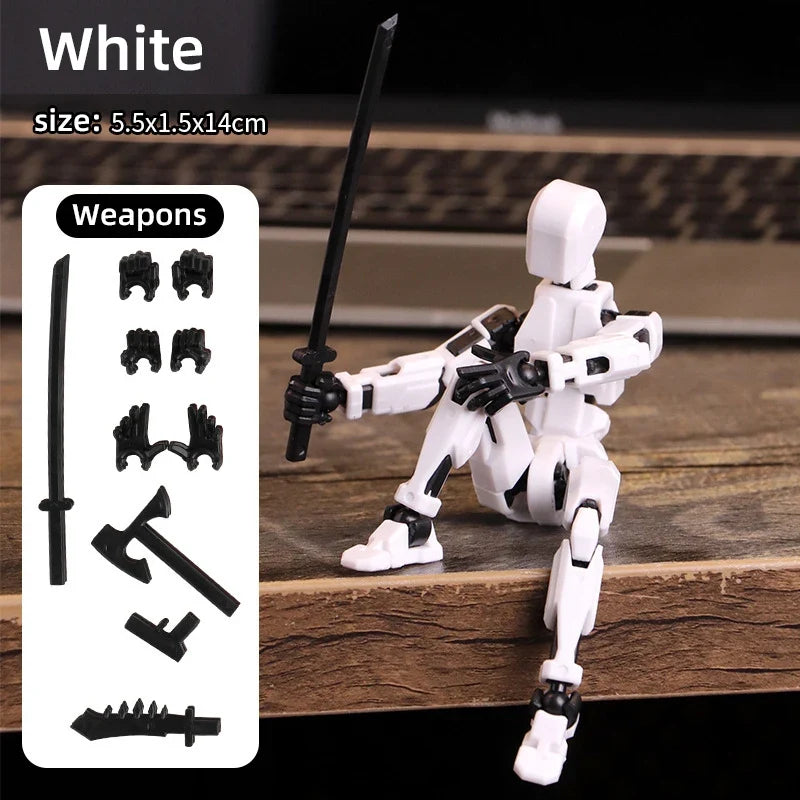Multi-Jointed 3D Printed Robot Figurines