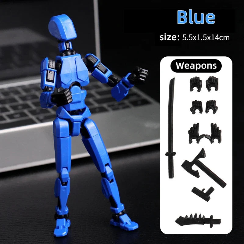 Multi-Jointed 3D Printed Robot Figurines