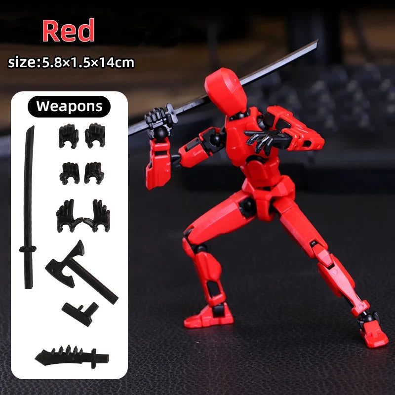 Multi-Jointed 3D Printed Robot Figurines